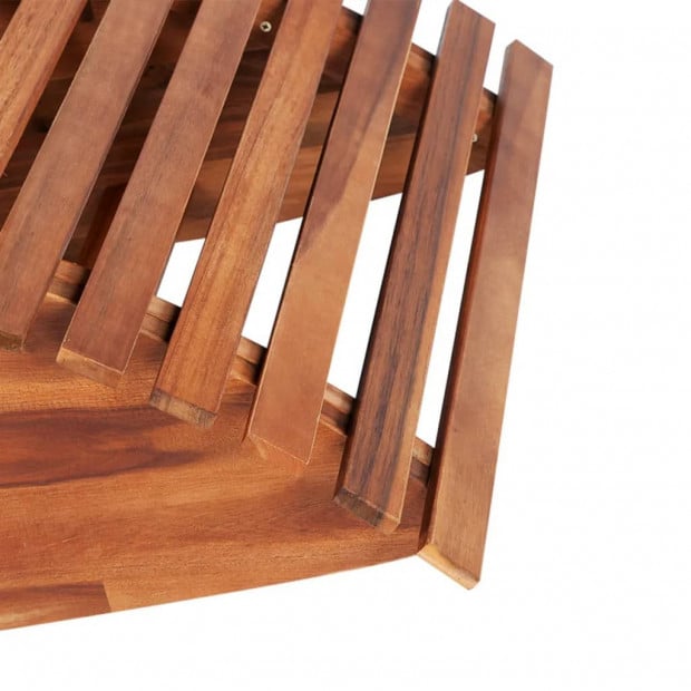 Rocking Sun Loungers 2 Pcs Acacia Wood Image 4