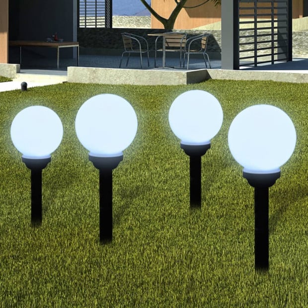 Outdoor Pathway Lamps 8 Pcs Led 15 Cm With Ground Spike Image 2
