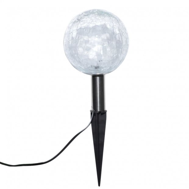 Garden Lights 6 Pcs Led With Spike Anchors & Solar Panels Image 6