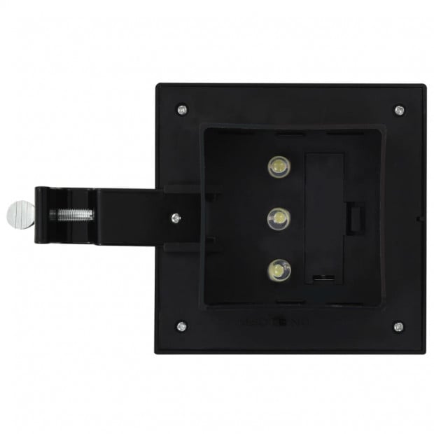 Outdoor Solar Lamps 12 Pcs Led Square 12 Cm Black Image 7