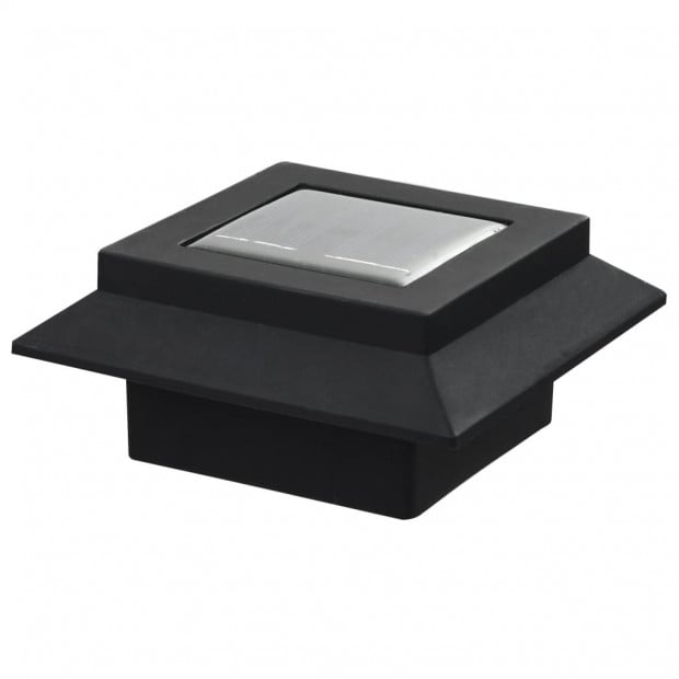 Outdoor Solar Lamps 12 Pcs Led Square 12 Cm Black Image 9