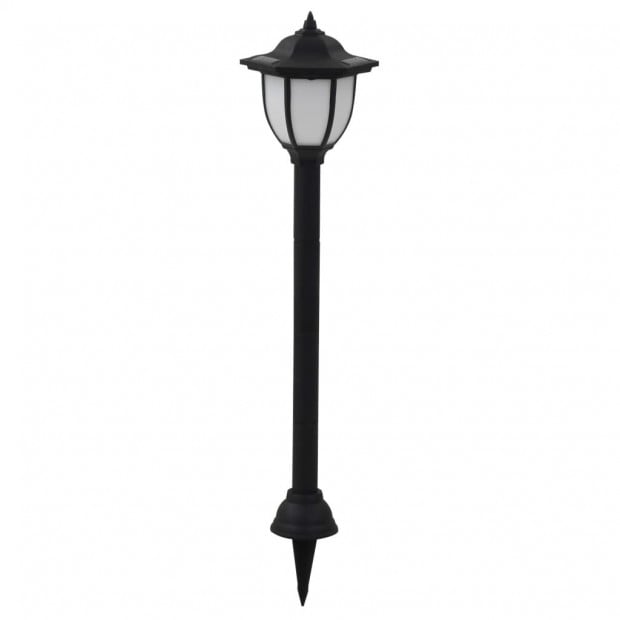 Outdoor Solar Lamps 6 Pcs Led Black Image 2