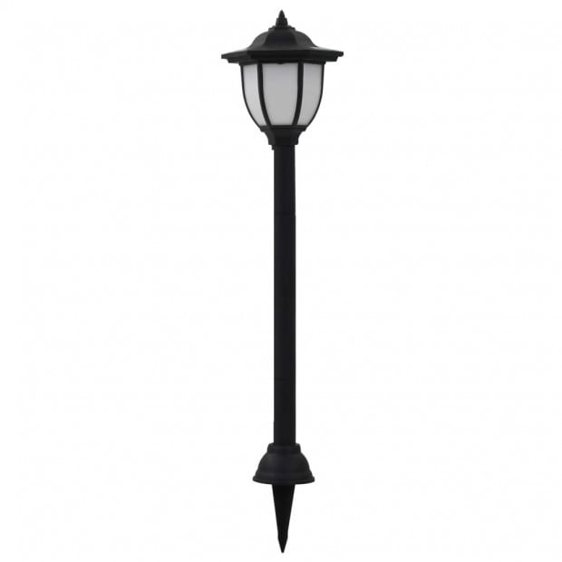 Outdoor Solar Lamps 6 Pcs Led Black Image 3