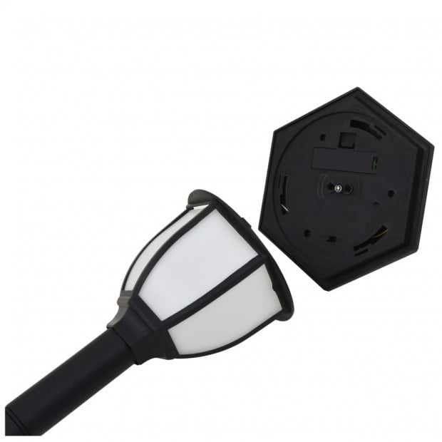 Outdoor Solar Lamps 6 Pcs Led Black Image 5
