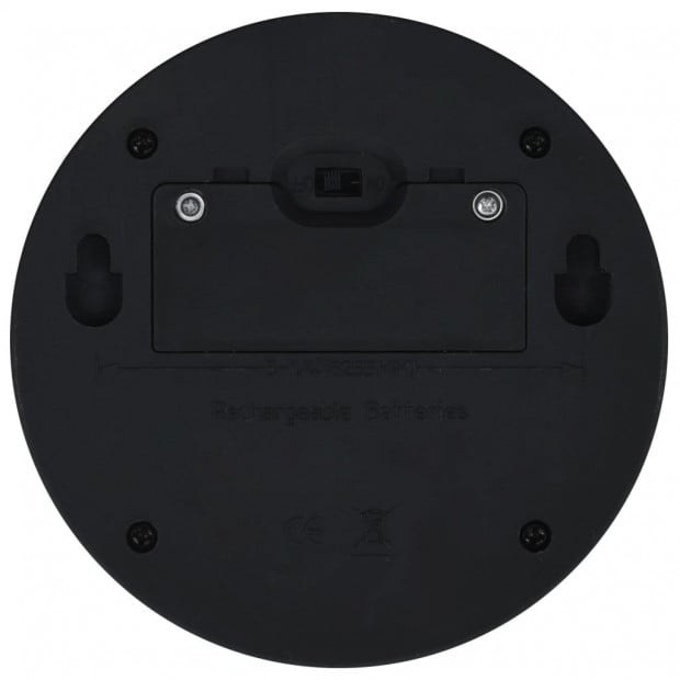 Outdoor Solar Wall Lamps Led 24 Pcs Round Black Image 8