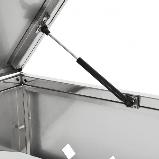 Single Wheelie Bin Shed 240 L Stainless Steel Image 7