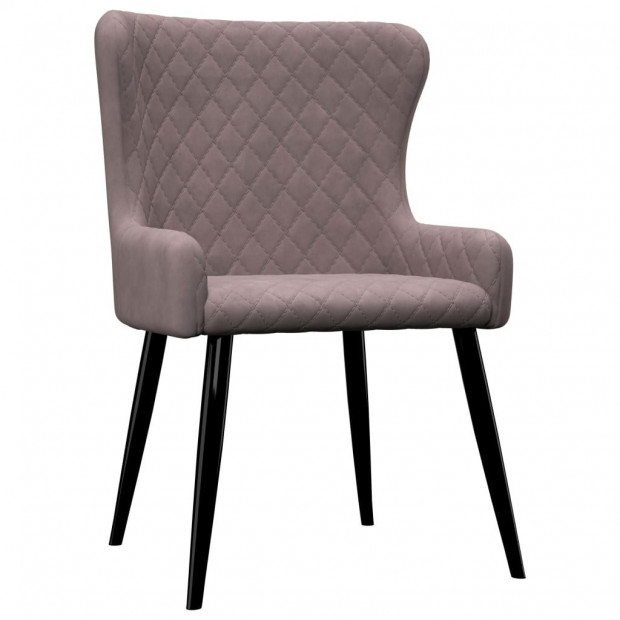 Dining Chairs 2 Pcs Velvet Pink Image 2