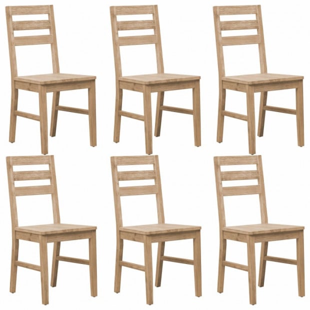 7 Piece Dining Set Solid Acacia Wood Image 5
