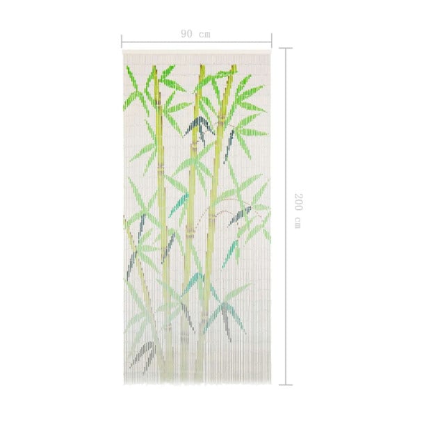 Insect Door Curtain Bamboo 90x200cm Image 6