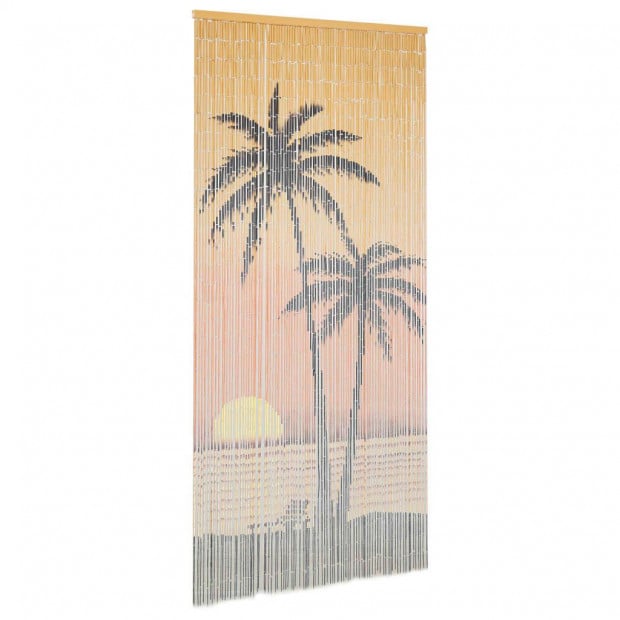 Insect Door Curtain Bamboo 90x200 Cm Image 2