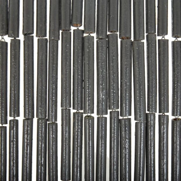 Insect Door Curtain Bamboo 90x200 Cm Dark Grey Image 3