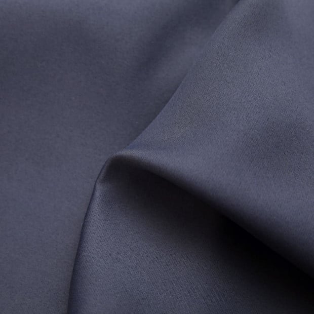 Blockout Curtains With Metal Rings 2 Pcs Anthracite 140x245 Cm Image 4