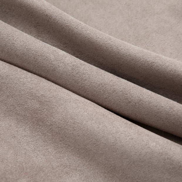 Blockout Curtains With Metal Rings 2 Pcs Taupe 140x225 Cm Image 3