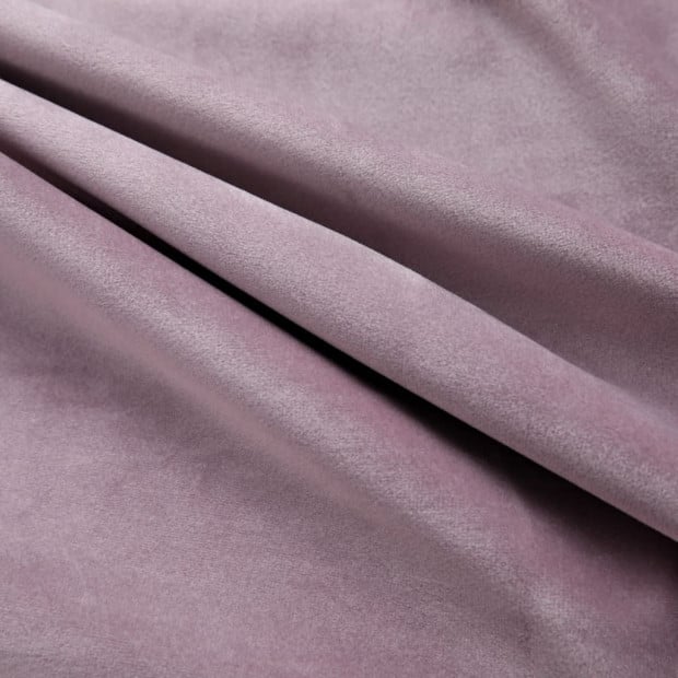 Curtains With Rings 2 Pcs Velvet Antique Pink 140x175 Cm Image 3