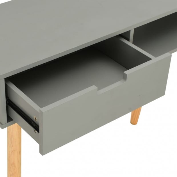 Console Table Grey 80x30x72 Cm Solid Pinewood Image 7