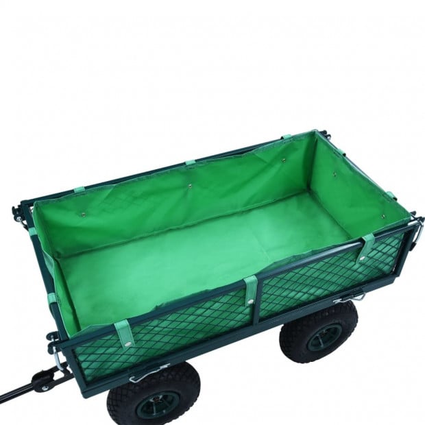 Garden Cart Liner Green Fabric 86 x 46 x 22 cm Image 3