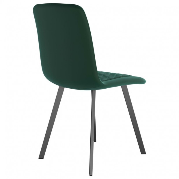 Dining Chairs 2 Pcs Green Velvet Image 5