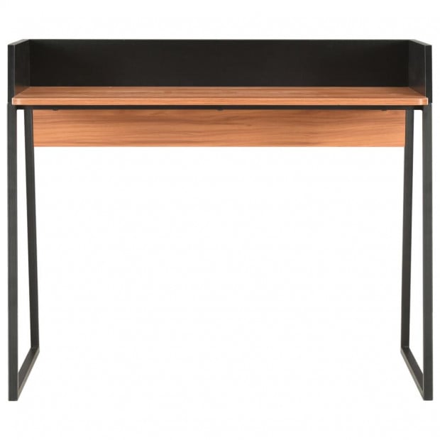 Desk Black And Brown 90x60x88 Cm Image 2