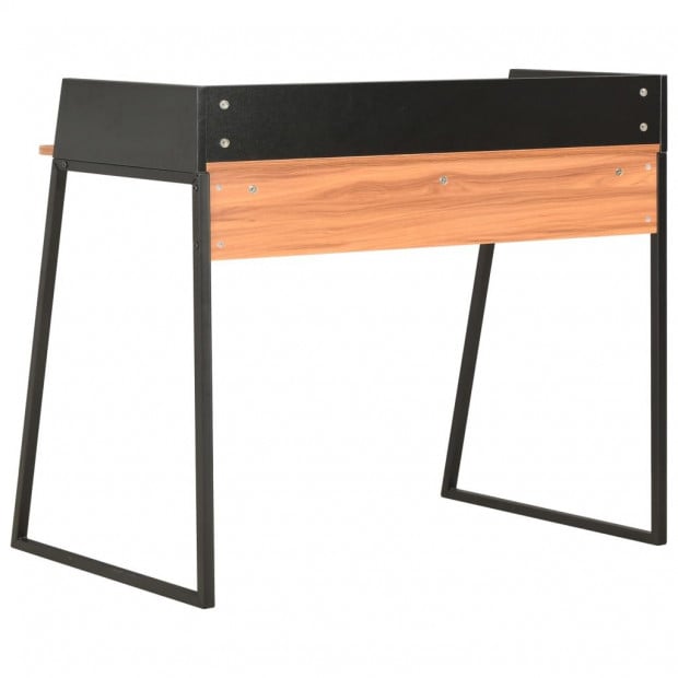Desk Black And Brown 90x60x88 Cm Image 4