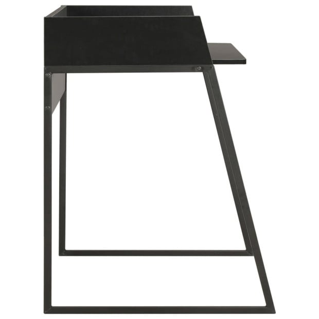 Desk Black 90x60x88 Cm Image 3