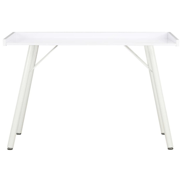 Desk White 90x50x79 Cm Image 2