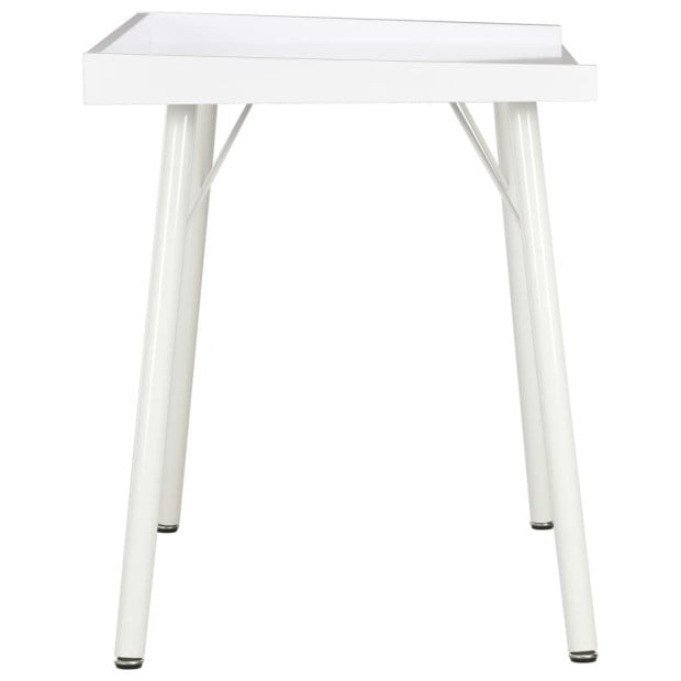 Desk White 90x50x79 Cm Image 3