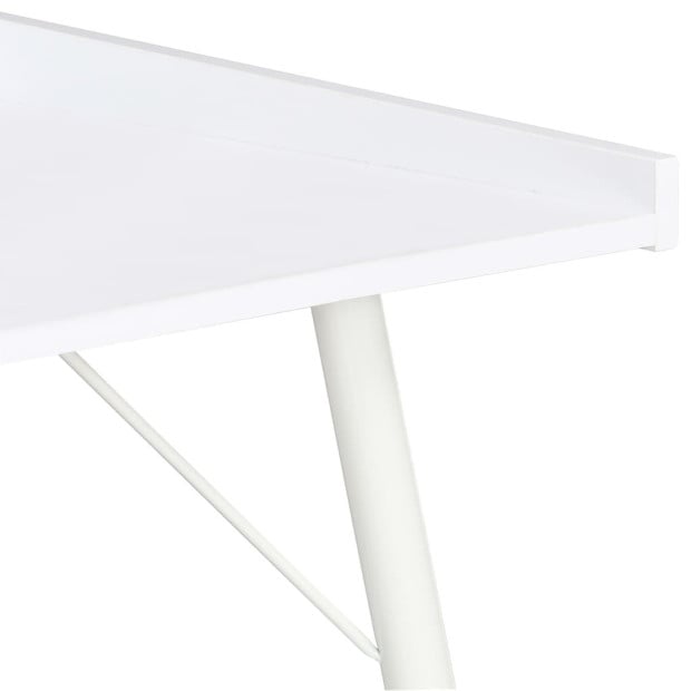 Desk White 90x50x79 Cm Image 5