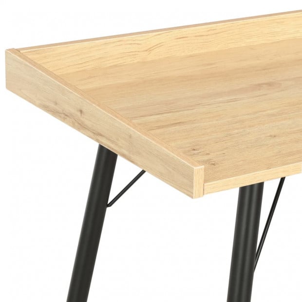 Desk Oak 90x50x79 Cm Image 4
