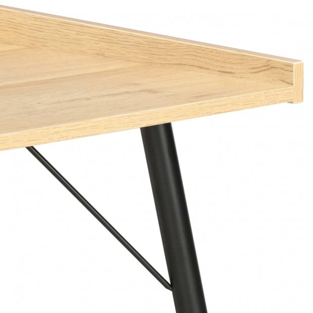 Desk Oak 90x50x79 Cm Image 5
