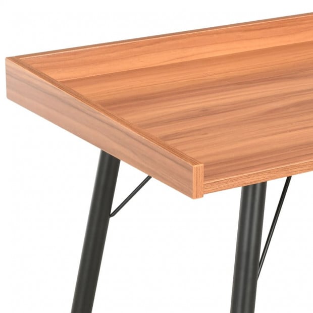 Desk Brown 90x50x79 Cm Image 4