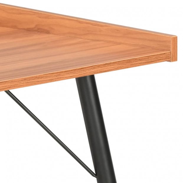 Desk Brown 90x50x79 Cm Image 5