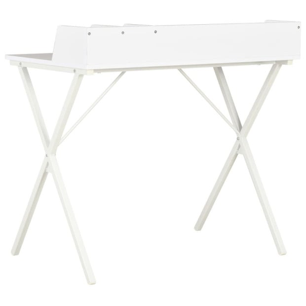 Desk White 80x50x84 Cm Image 4