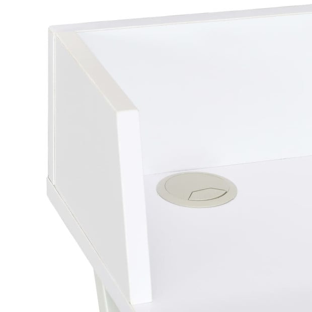 Desk White 80x50x84 Cm Image 6