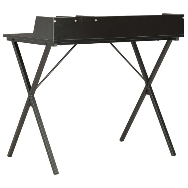 Desk Black 80x50x84 Cm Image 4