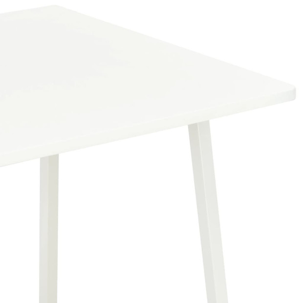 Desk With Shelving Unit White 102x50x117 Cm Image 6