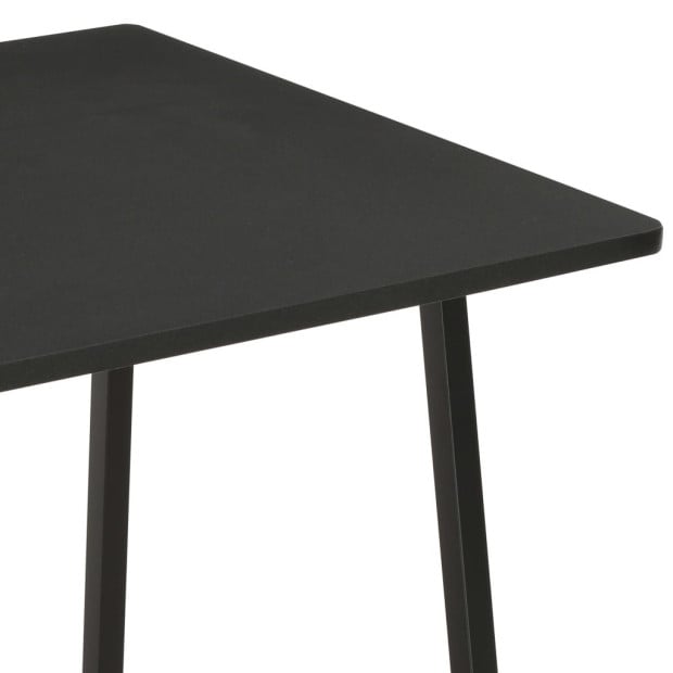 Desk With Shelving Unit Black 102x50x117 Cm Image 6