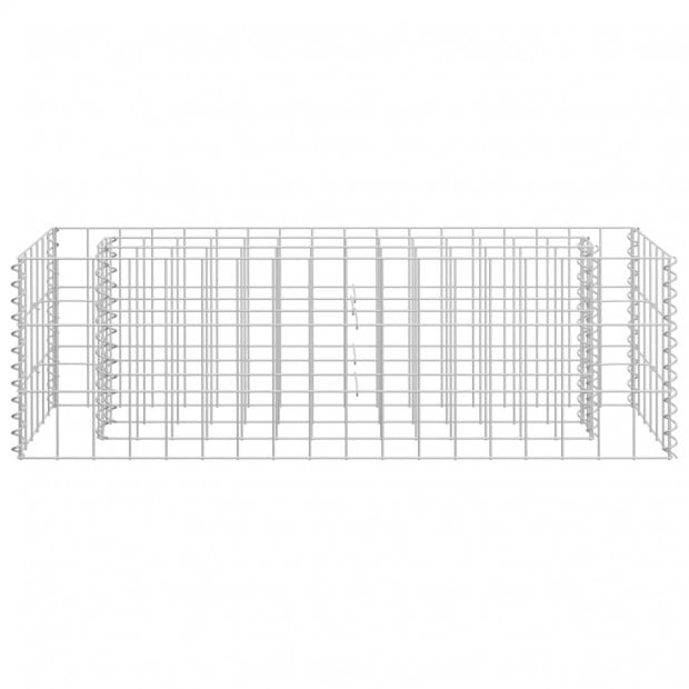 Gabion Raised Bed Galvanised Steel 90 x 30 x 30cm Image 4