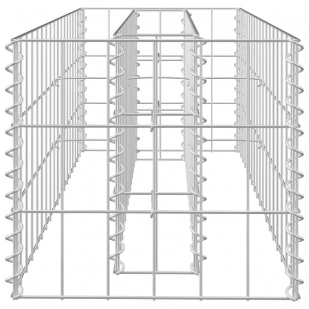 Gabion Raised Bed Galvanised Steel 90 x 30 x 30cm Image 5