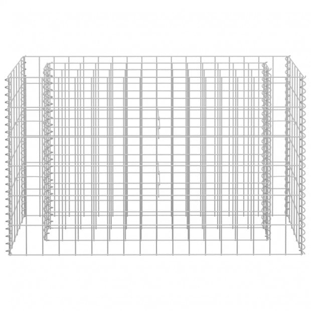 Gabion Raised Bed Galvanised Steel 90x30x60cm Image 4