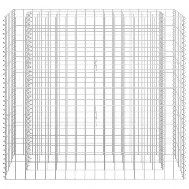 Gabion Raised Bed Galvanised Steel 90x30x90cm Image 4