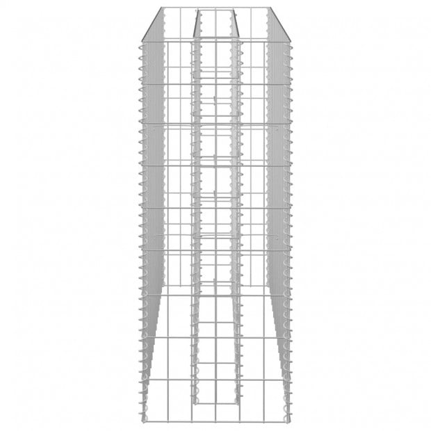 Gabion Raised Bed Galvanised Steel 90x30x90cm Image 5