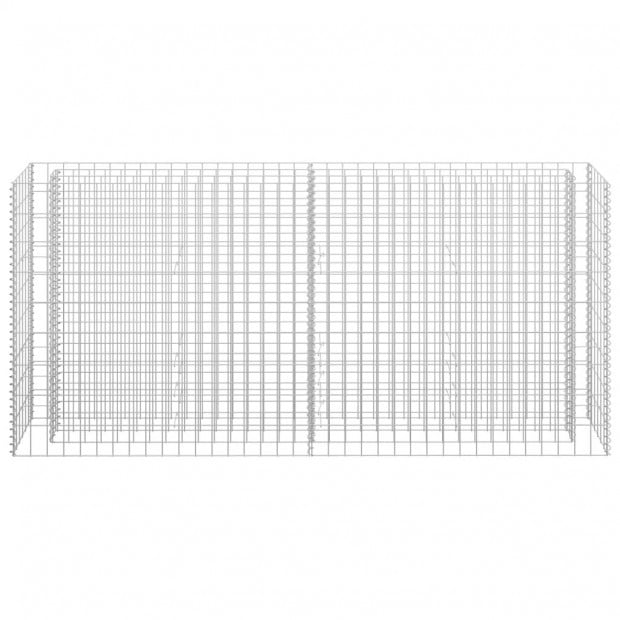 Gabion Raised Bed Galvanised Steel 180x30x90cm Image 4