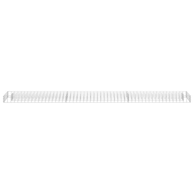 Gabion Raised Bed Galvanised Steel 270x30x10 Cm Image 4