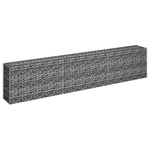 Gabion Raised Bed Galvanised Steel 270x30x60 Cm Image 3