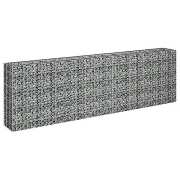 Gabion Raised Bed Galvanised Steel 270x30x90 Cm Image 3