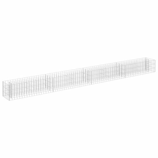 Gabion Raised Bed Galvanised Steel 360x30x30 Cm Image 2