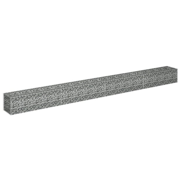 Gabion Raised Bed Galvanised Steel 360x30x30 Cm Image 3