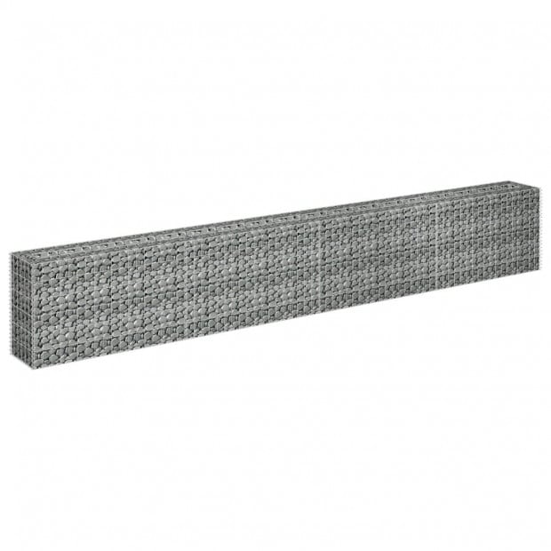 Gabion Raised Bed Galvanised Steel 360x30x60cm Image 3