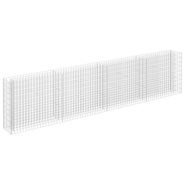 Gabion Raised Bed Galvanised Steel 360x30x90 Cm Image 2