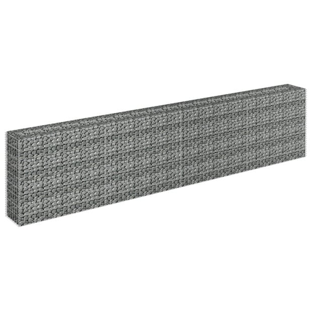 Gabion Raised Bed Galvanised Steel 360x30x90 Cm Image 3